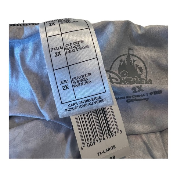 Disney Minnie Mouse Fair Isle Holiday Plus Size Pajamas Leggings NEW Plus 2X - Picture 10 of 13